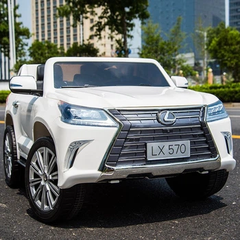 Детский двухместный электромобиль Bambi Lexus LX570 4WD M 3906EBLR-1 White (M 3906EBLR)