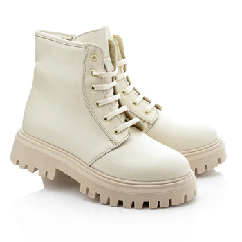 Демисезонные ботинки Woopy Fashion 35 бежевый (10354)