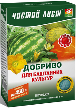 Добриво Чистий лист для баштанних культур 300 г Kvitofor