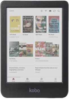 Електронна книга Kobo Clara Colour 16GB Black (N367-KU-BK-K-CK)