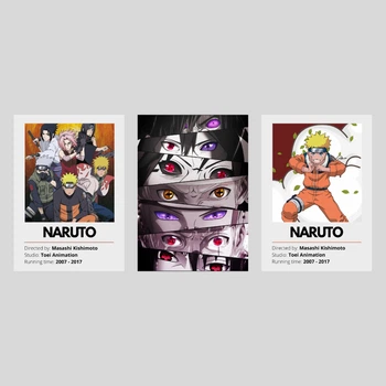 Набір постерів Наруто / Плакати Naruto / 3 шт А3