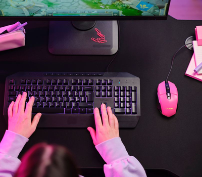 Миша Trust GXT 109 FELOX RGB Pink (25068_TRUST)