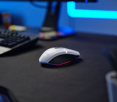 Миша Trust GXT 110 FELOX WL White (25069_TRUST)