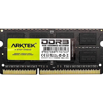 ARKTEK 4 GB SO-DIMM DDR3 1600 MHz (AKD3S4N1600)
