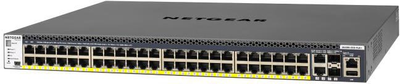 Przełącznik Netgear M4300-52G-PoE+ 550W PSU Managed L2/L3/L4 (GSM4352PA-100NES)