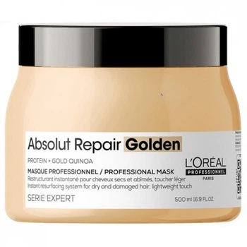 Маска для волосся L'OREAL PROFESSIONNEL ABSOLUT REPAIR GOLD QUINOA + PROTEIN Golden Mask 500мл.