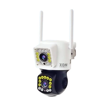 IP-камера уличная с двойным объективом XON SmartCam Wi-Fi 1080P (NCWEW22VW 7416) Белая