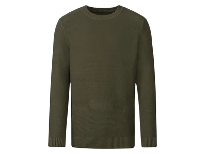 Джемпер толстой вязки для мужчины Livergy LIDL 436249 S хаки
