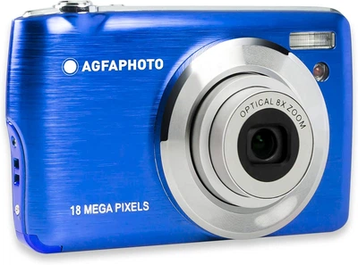 Фотоаппарат Agfaphoto Realishot DC8200 18Мп / CMOS / Full HD 24fps / 8X зум / Синий Б/В