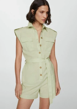 Комбинезон MANGO 67088638-BRENDA-LM Салатовый S KL0023