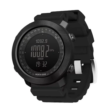 Годинник North Edge Apache 3 Silicone Black (силіконовий ремінець)