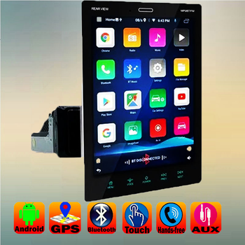 Автомагнітола сенсорна 1 din 9.5" Android GPS Wifi Bluetooth Tesla Style 9512A
