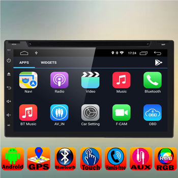 Автомагнітола сенсорна 2 din 7" Android GPS Wifi Bluetooth P9 (моторизований екран)