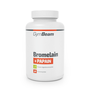 Бромелайн та папаїн GymBeam Bromelain Papain 90 капсул