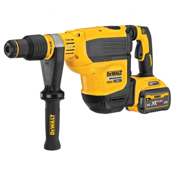 Перфоратор DeWALT бесщёточный, SDS-MAX, 54 В, 10.5 Дж, 2 реж. кейс (DCH614X2)[58548]