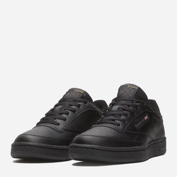 Sneakersy męskie do kostki Reebok Club C 85 100000153 42.5 Czarne (4056561029482)