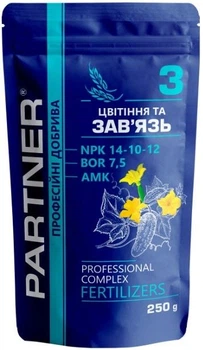 Минеральное удобрение PARTNER Цветение и завязь (Партнер) 250 г