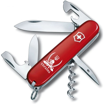 Нож Victorinox Spartan Ukraine 91мм/12функ/казак с саблями бел/красный