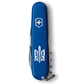 Ніж Victorinox Spartan Ukraine 91мм/12функ/Тризуб ОУН біл/синій