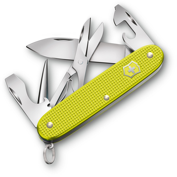 Нож Victorinox Pioneer X Electric Yellow 93мм/9функ/рифл/ярко-желтый