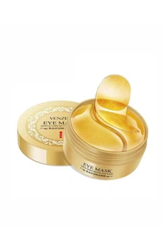 Гідрогелеві патчі для очей з екстрактом біо золота та спіруліни Venzen Gold Moisturizing Eye Mask, 60 шт