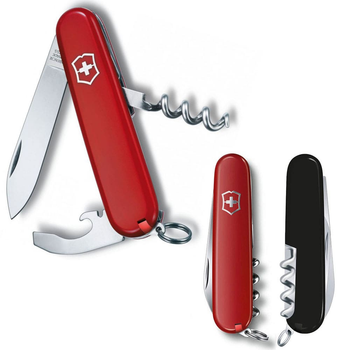 Нож Victorinox Waiter Ukraine 84мм/9функ/красно-черный