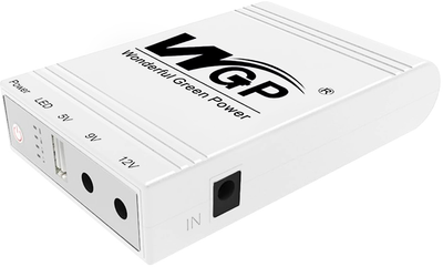 ДБЖ для маршрутизатора WGP 103A-5912 MINI DC 10400mah 5v 9v 12v 32.56Wh (20067-1)