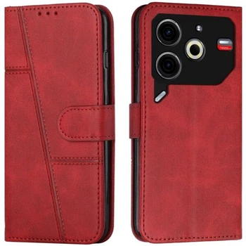 Чохол-книжка з застібкою UniCase Jet Cover для TECNO Pova 6 Neo - Red
