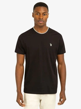 Футболка длинная мужская U.S. Polo Assn 11A799-0400A(BLACK) M Черная (786660379525)