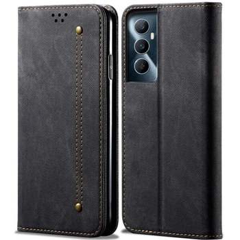 Чехол-книжка с кармашками UniCase Jeans Wallet для Realme C65 - Black