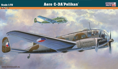 Model do sklejania MisterCraft Hobby Kits Samolot Aero C-3 Pelikan 1:72 (5903852060534)