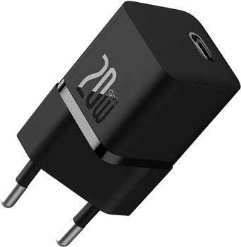 Сетевое зарядное устройство Baseus GaN5 FC mini 1C 20W Black (CCGN050101) (1011205)