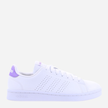 Tenisówki damskie skórzane adidas Advantage HR0320 36 Biały/Fioletowy (4066748733989)