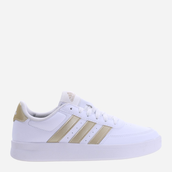 Tenisówki damskie z eko skóry adidas Breaknet 2.0 ID7116 37.5 Biały/Złoty (4066755783472)