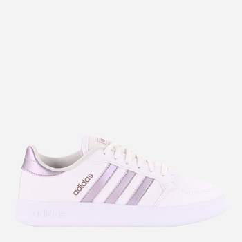 Tenisówki damskie z eko skóry adidas Breaknet GX4323 36 Biały/Fioletowy (4065427333045)