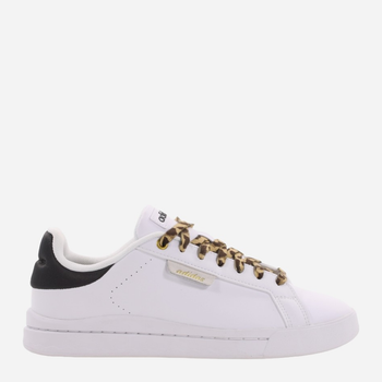 Tenisówki damskie z eko skóry adidas Court Silk GW1453 36.5 Biały/Czarny (4065426034707)