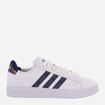 Tenisówki damskie z eko skóry adidas Grand Court 2.0 GW7111 38 Biały/Denim granatowy (4065426064018)