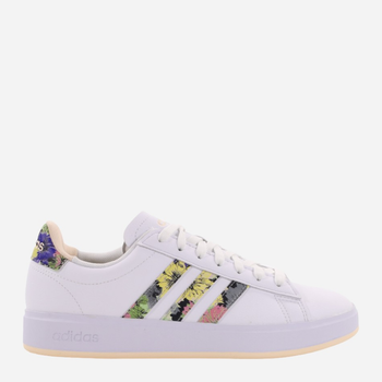 Tenisówki damskie z eko skóry adidas Grand Court 2.0 GW7112 36.5 Biały/Żółty (4065426147308)