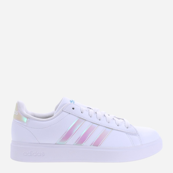 Tenisówki damskie z eko skóry adidas Grand Court 2.0 IE1868 36 Biały/Jasnoróżowy (4065432901123)