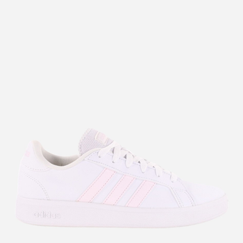 Tenisówki damskie z eko skóry adidas Grand Court Base 2 GW9260 38 Biały/Jasnoróżowy (4065427835952)