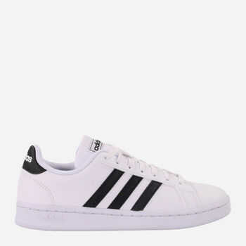 Tenisówki damskie skórzane adidas Grand Court F36483 36.5 Biały/Czarny (4059808090856)