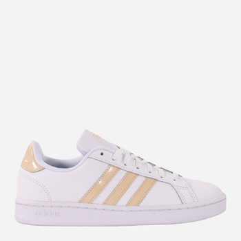 Tenisówki damskie skórzane adidas Grand Court GV7148 36.5 Biały/Brzoskwiniowy (4064047564563)