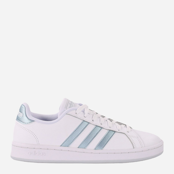 Tenisówki damskie skórzane adidas Grand Court H00698 36 Biały/Szary (4064047556964)