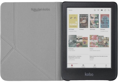 Etui na czytnik ebook Kobo Clara SleepCover Black Schwarz (N365-AC-BK-E-PU)