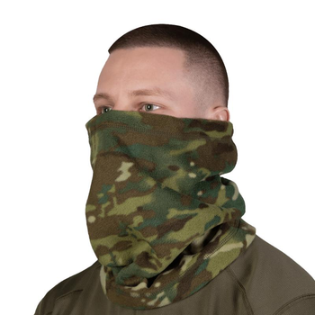 Тактичний зимовий шарф-труба CamoTec Fix Fleece 260 Multicam мультикам