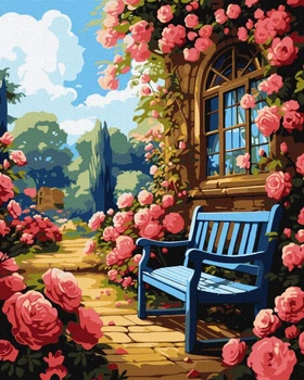 Картина по номерам Цветочный сад ©art_selena_ua 40x50 KHO6335 Идейка