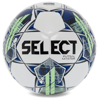 М'яч для футзалу Select FUTSAL MASTER FIFA BASIC V22 Z-MASTER-WG №4 Білий-зелений