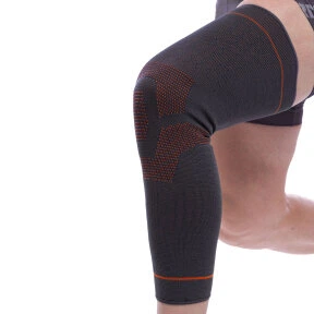 Бандаж эластичный удлинённый компрессионный на голень и колено Knee compression sleeve SIBOTE S-XL 1шт