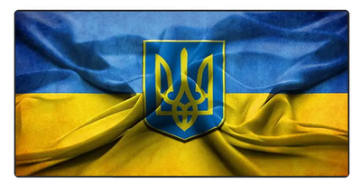 Стильный игровой коврик Ukraine 70*30см