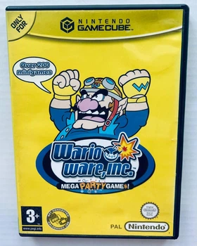 Wario Ware Mega Party Games!, английская версия - диск для Nintendo Gamecube, Б/У